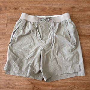Lululemon Athletic License To Train Lined Shorts 7” Raw Linen Men’s Size M